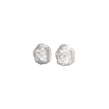 2 Pcs. - 2.71 cts. - Grayish White Diamond Slices - 15.30 x 12.97 x 0.58 mm to 15.59 x 14.69 x 0.53 mm (DS1164)