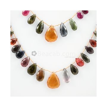 8 to 24 mm - 2 Lines - Tourmaline Drops - 327.00 carats (ToDr1004)