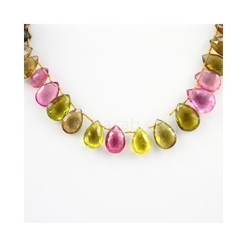 12.50 to 16.50 mm - 1 Line - Tourmaline Drops - 120.65 carats (ToDr1009)