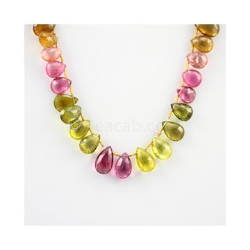 11 to 14.50 mm - 1 Line - Tourmaline Drops - 97.50 carats (ToDr1010)