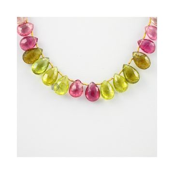 11.5 to 13.5 - 1 Line - Tourmaline Drops - 102.50 carats (ToDr1013)