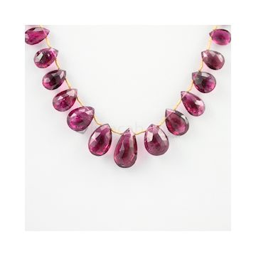 6 to 18 - 1 Line - Tourmaline Drops - 82.65 carats (ToDr1014)