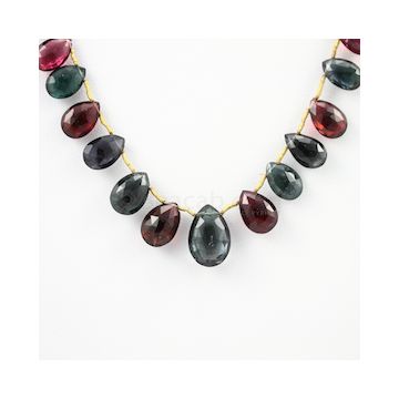 8.60 to 17 mm - 1 Line - Tourmaline Drops - 87.90 carats (ToDr1017)