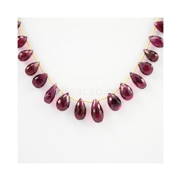 9.50 to 18 mm - 1 Line - Tourmaline Drops - 159.00 carats (ToDr1022)