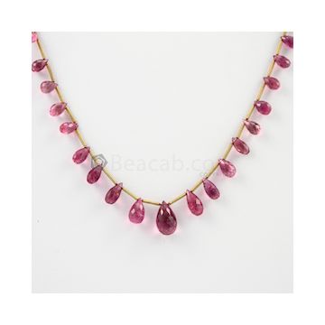 7 to 14.50 mm - 1 Line - Tourmaline Drops - 65.00 carats (ToDr1024)