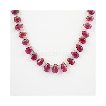 9 to 12.40 mm - 1 Line - Tourmaline Drops - 70.00 carats (ToDr1025)