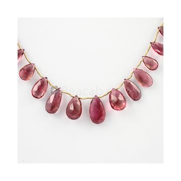 7 to 18.50 mm - 1 Line - Tourmaline Drops - 85.00 carats (ToDr1027)