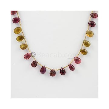 8 mm - 1 Line - Tourmaline Drops - 45.00 carats (ToDr1034)