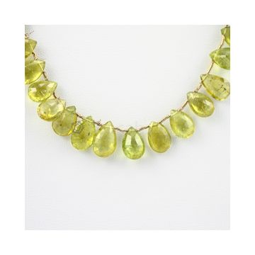 9.80 to 12.50 mm - 1 Line - Tourmaline Drops - 64.45 carats (ToDr1035)