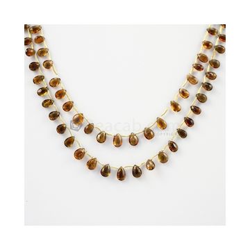 6.50 to 7.50 mm - 2 Lines - Tourmaline Drops - 53.50 carats (ToDr1041)