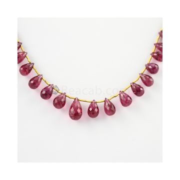 8 to 12.50 mm - 1 Line - Tourmaline Drops - 50.95 carats (ToDr1042)