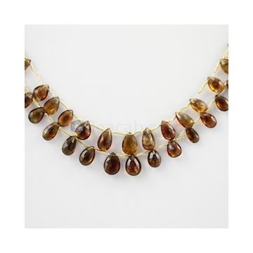 8 to 10 mm - 2 Lines - Tourmaline Drops - 74.90 carats (ToDr1044)