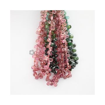 6.10 to 7 mm - 5 Lines - Tourmaline Drops - 233.37 carats (ToDr1047)
