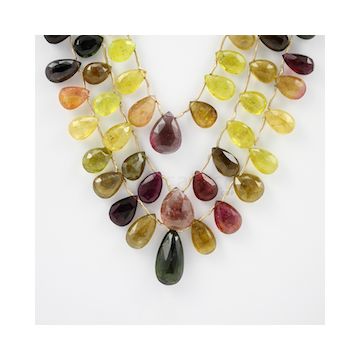 9 to 21 mm - 3 Lines - Tourmaline Drops - 449.40 carats (ToDr1049)