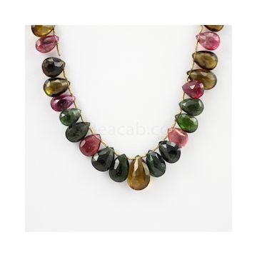 10 to 16 mm - 1 Line - Tourmaline Drops - 156.65 carats (ToDr1052)