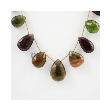 15 to 23 mm - 1 Line - Tourmaline Drops - 221.40 carats (ToDr1053)