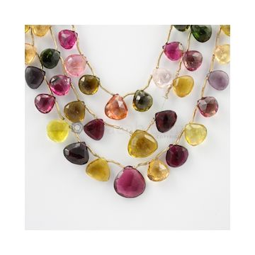 4.50 to 13.50 mm - 3 Lines - Tourmaline Drops - 247.60 carats (ToDr1057)