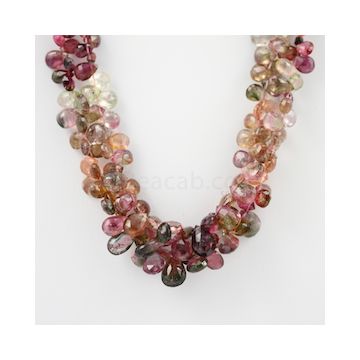 6 to 10 mm - 2 Lines - Tourmaline Drops - 265.00 carats (ToDr1058)